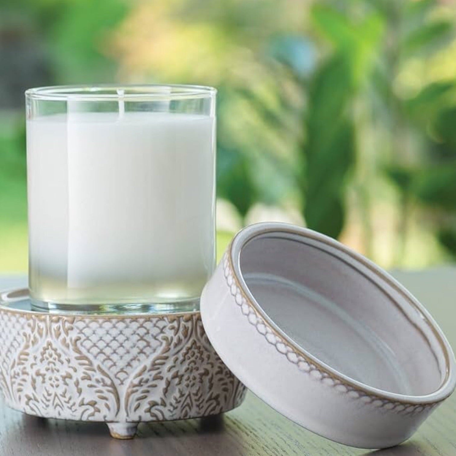 Calentadores espelma y vela - Color Platino