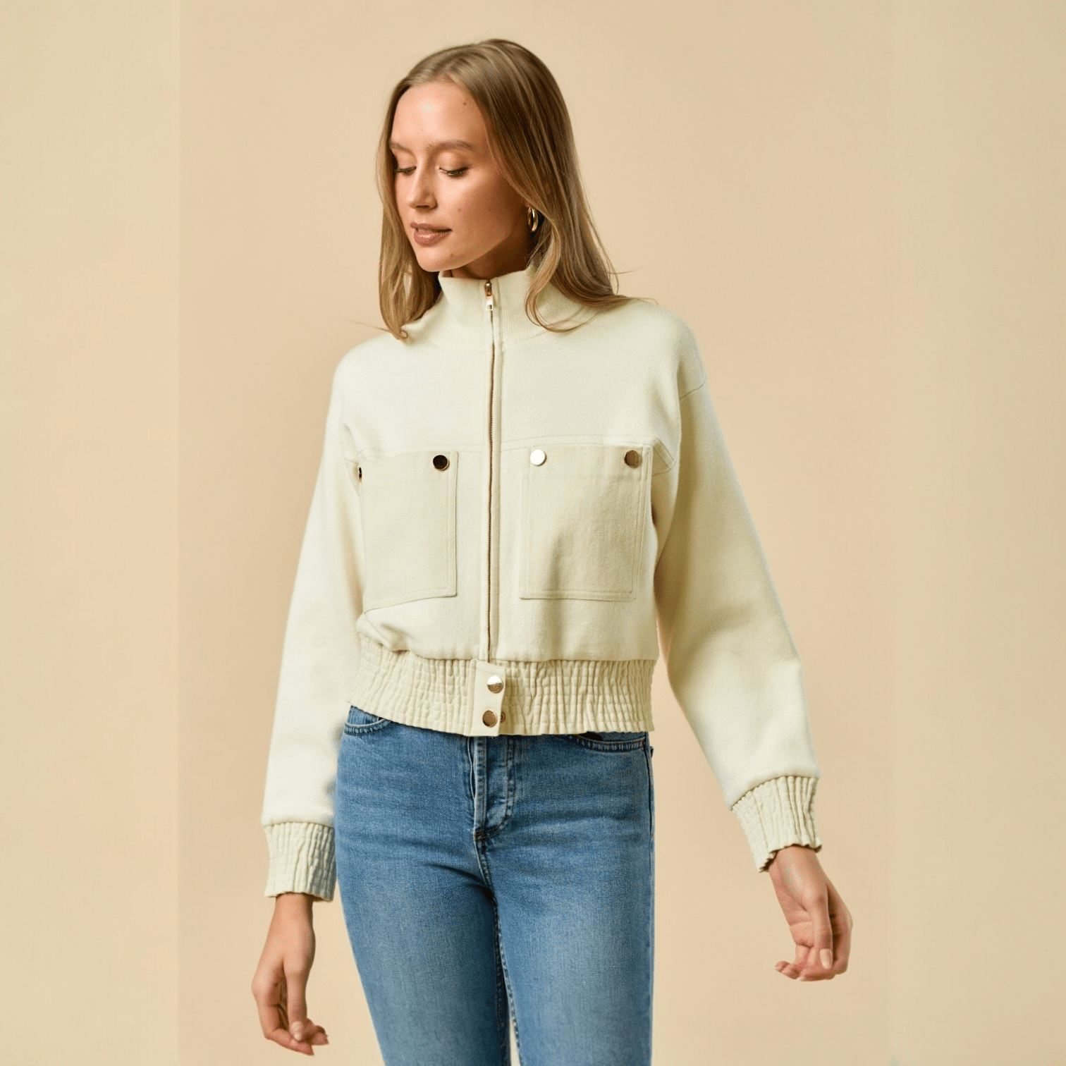 Chaquetas - Color Platino