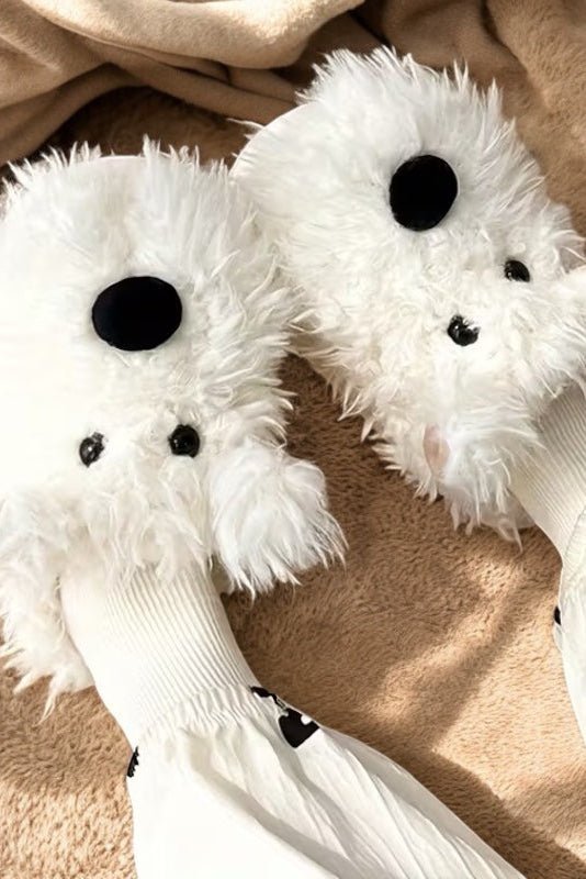 Pantuflas Perrito - Color Platino