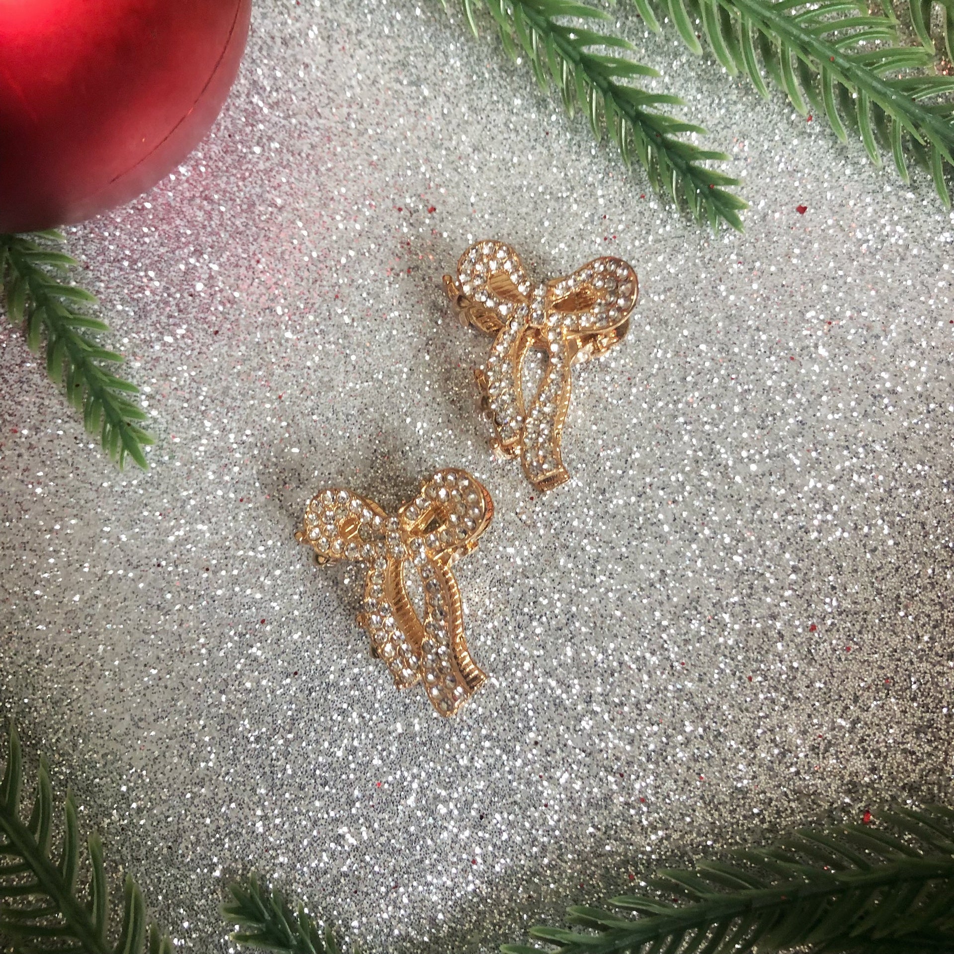 Ganchos Christmas - Color Platino