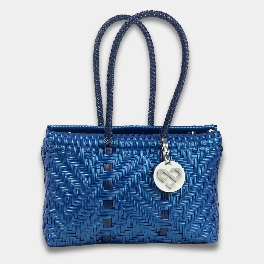 Cartera Glimmer Basket - Color Platino