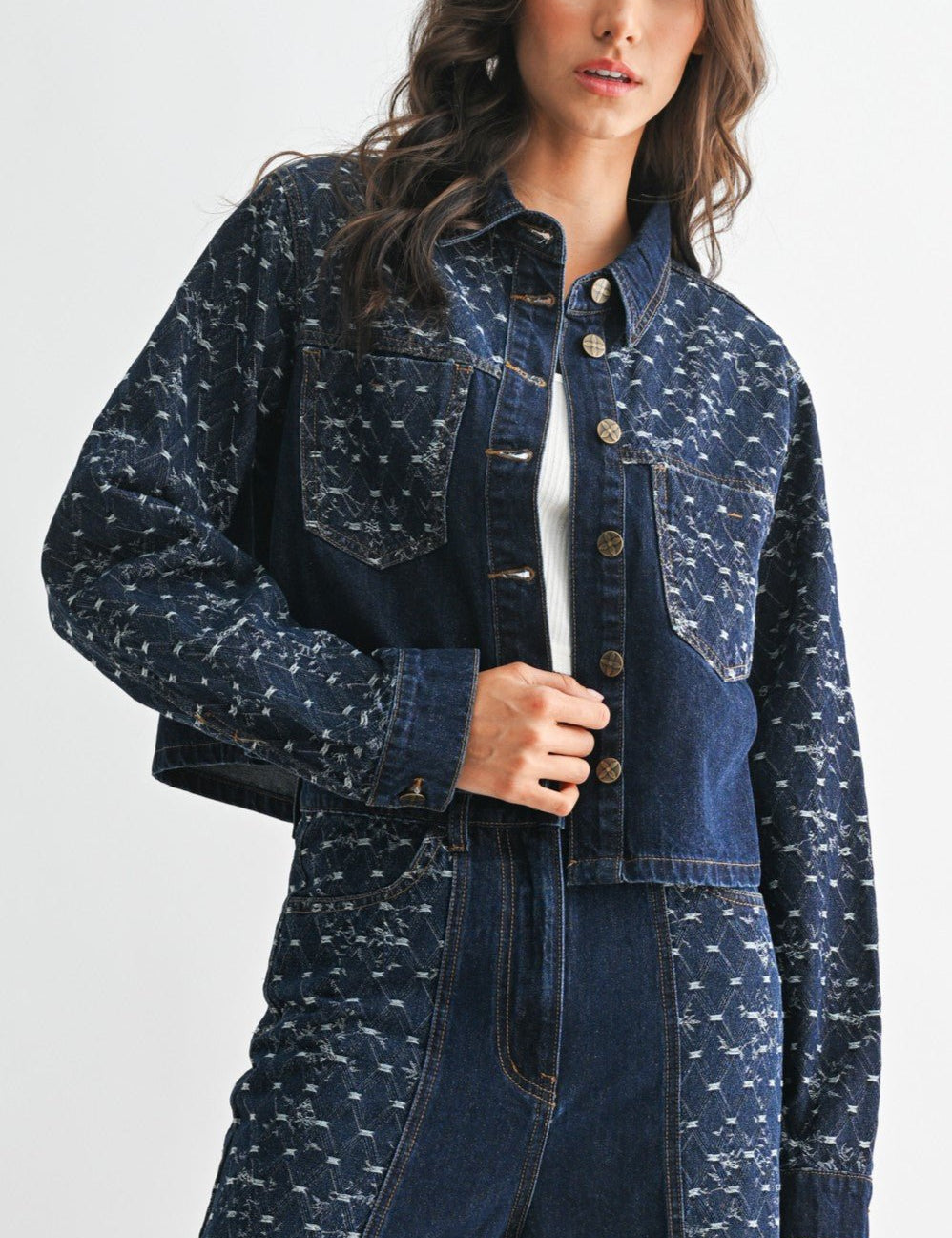 Jacket Marti - Color Platino