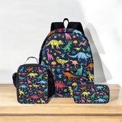 Set de Mochila Jurassic - Color Platino