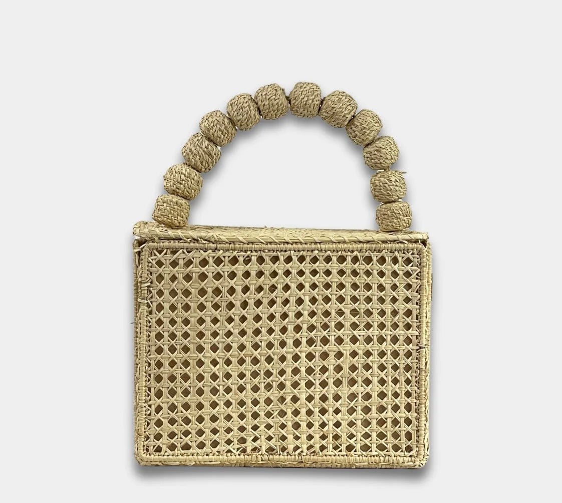 Cartera Palma de Iraca - Color Platino