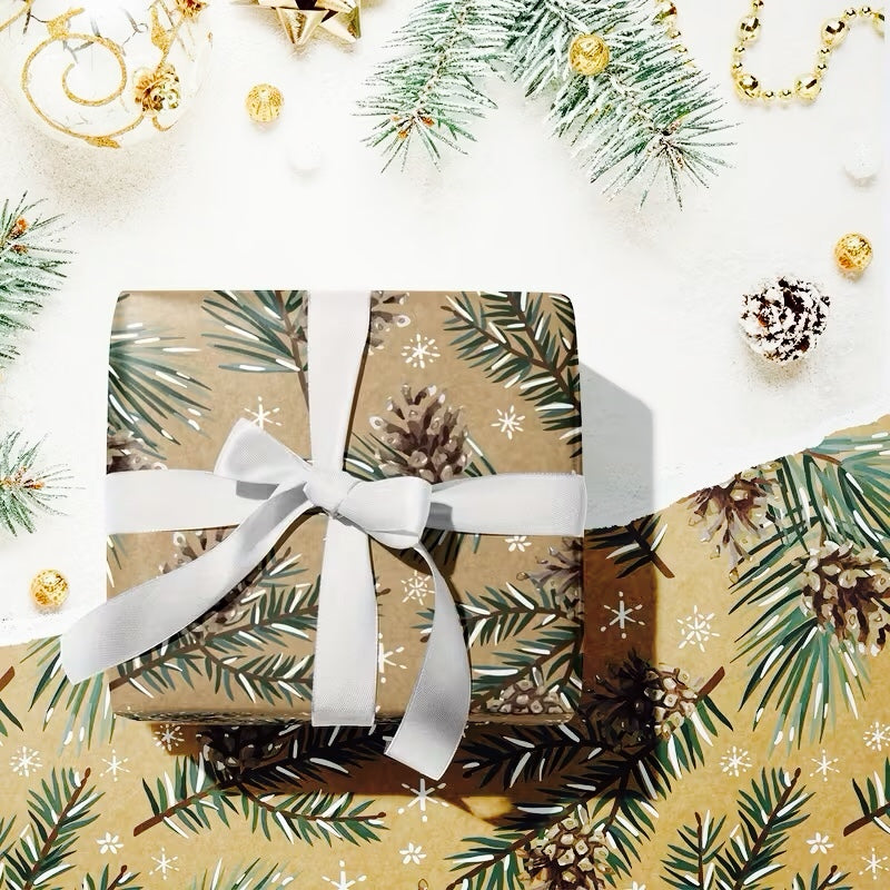 Rollo Papel Navideño – Color Platino