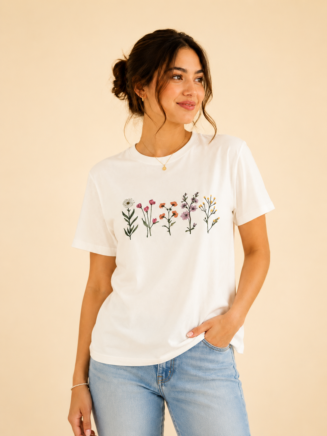 Camiseta Florecitas