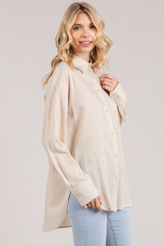 Camisa Vesna - Color Platino