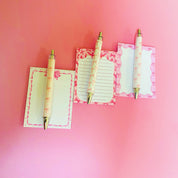 Set Notas Adhesivas y Pluma