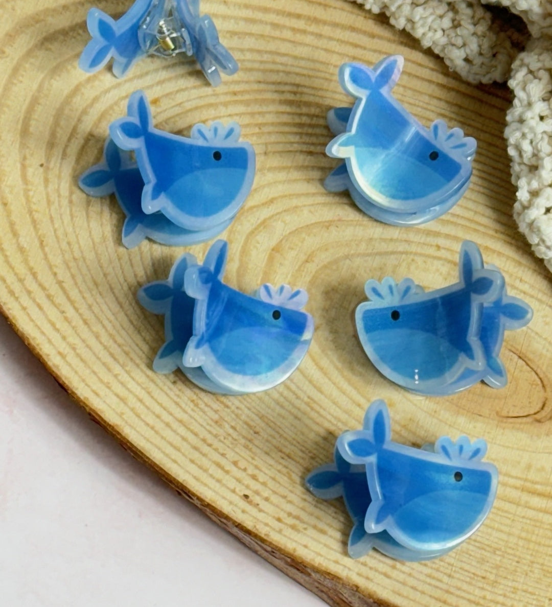 Ganchos Pez - Color Platino