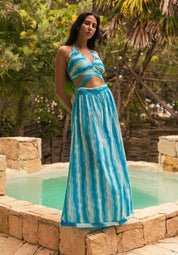 Vestido Waves - Color Platino