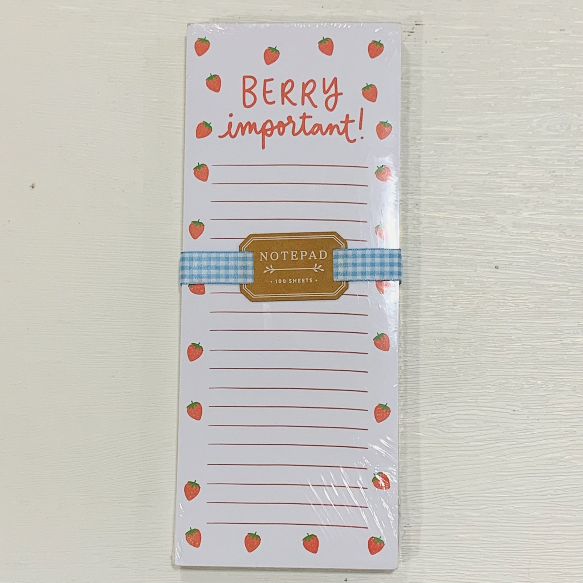 Note Pad Berry - Color Platino