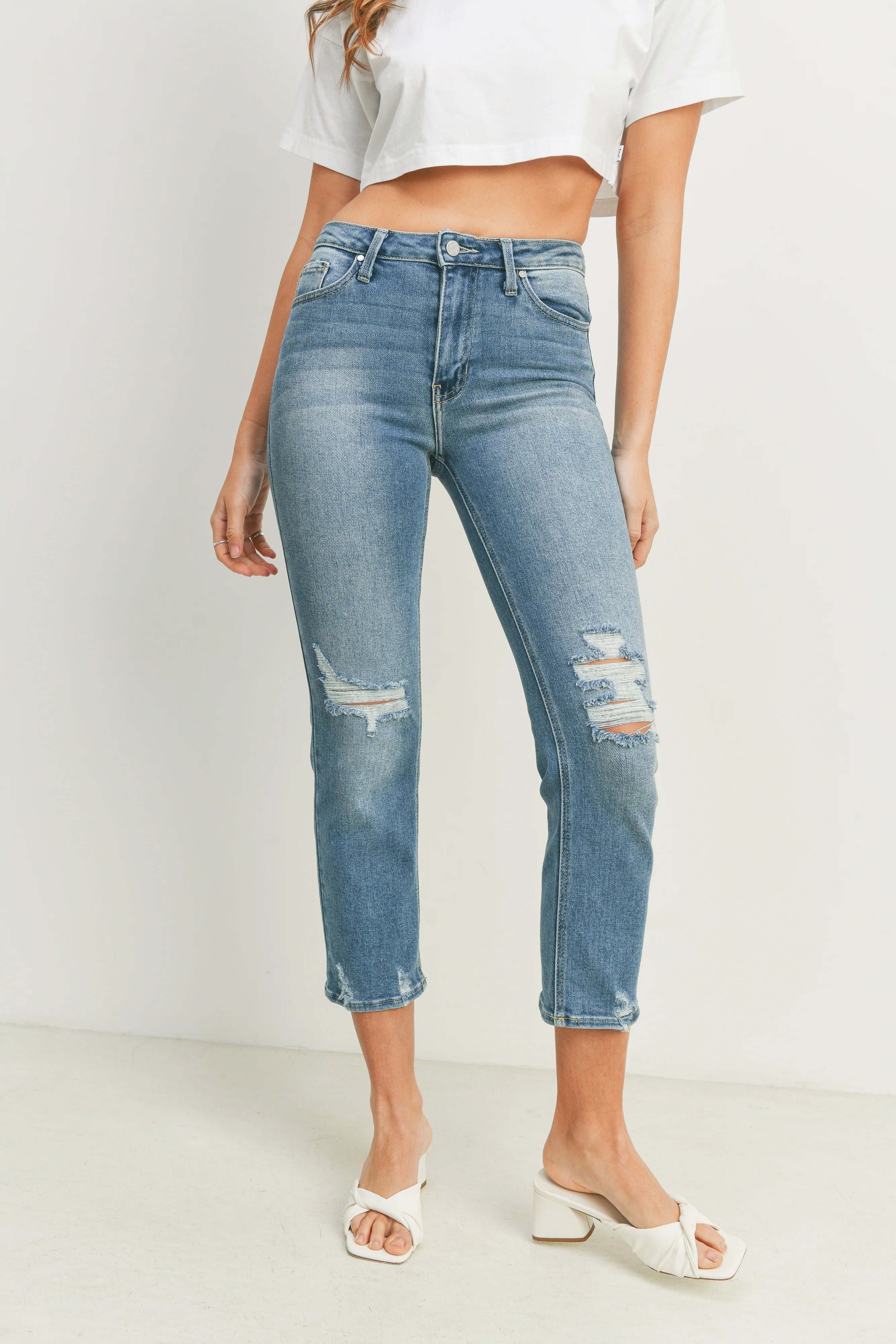 Jeans High Medium Denim