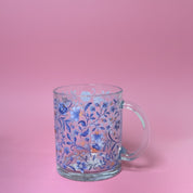 Taza Transparente Floral