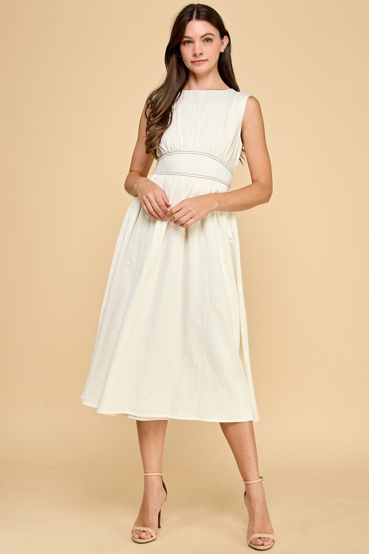 Vestido Flavia - Color Platino