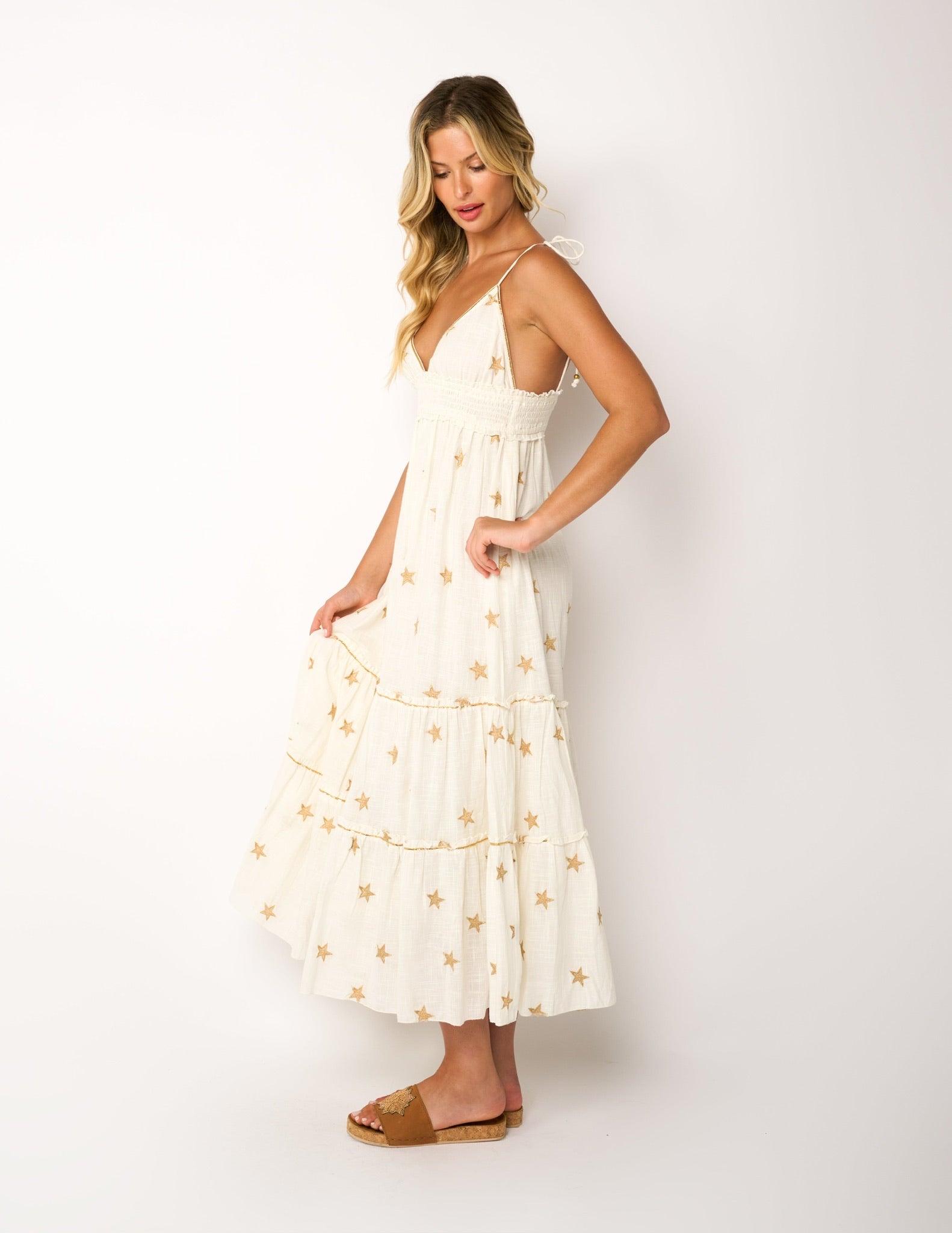 Vestido Soleil - Color Platino