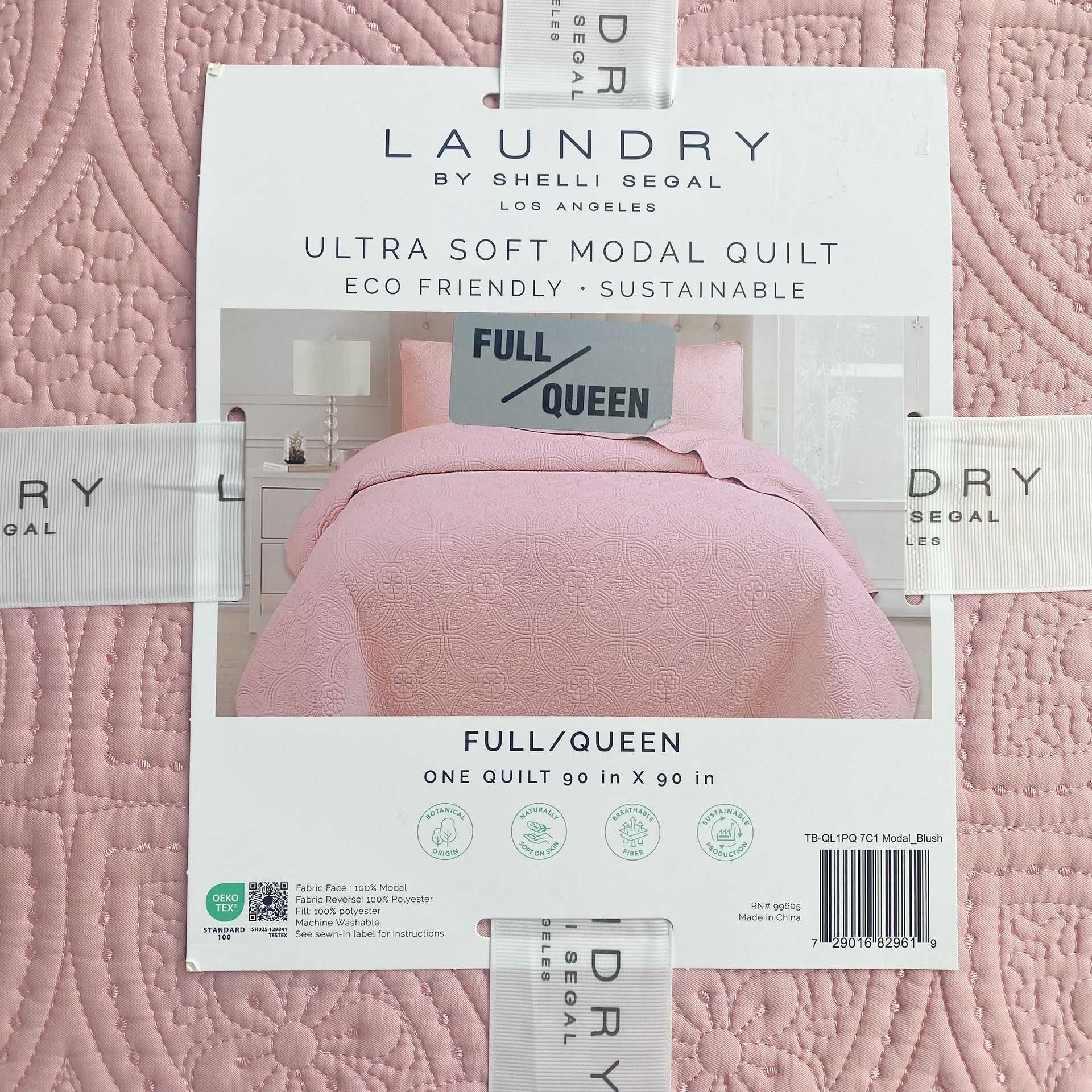 Edredón Full Queen Shelli - Color Platino