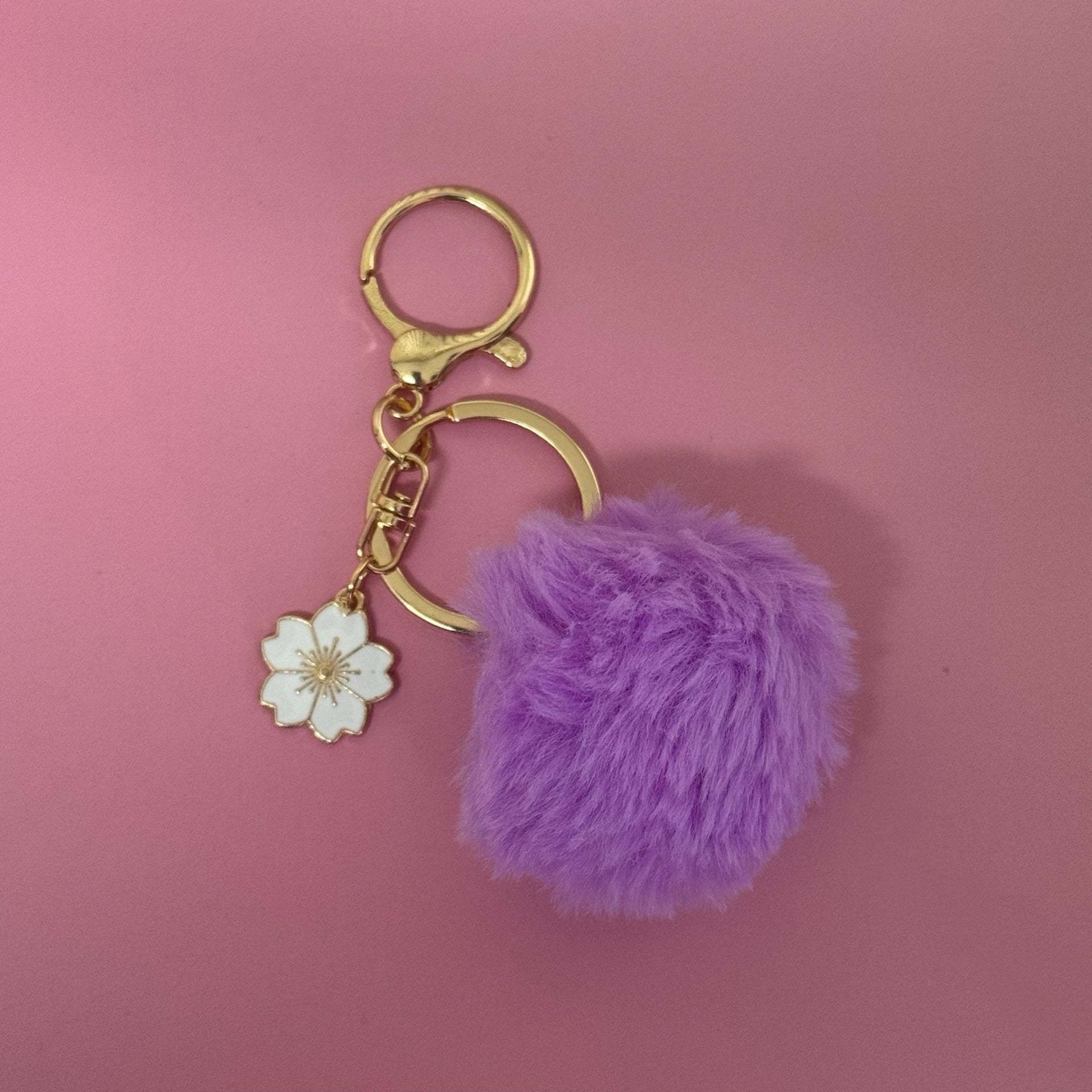 Llaveros con Pompones