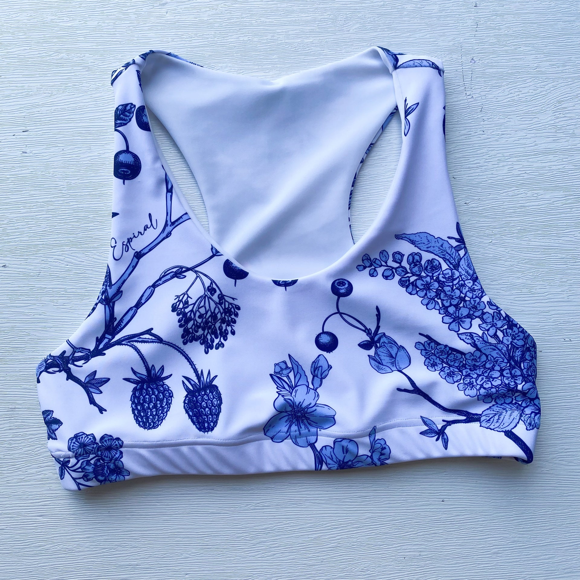 Top Blue Birds - Color Platino