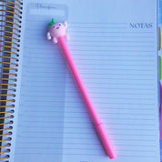 Plumas frutas c/caritas - Color Platino