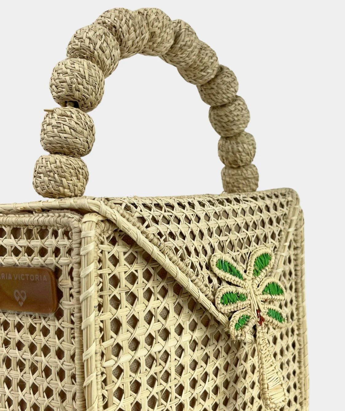 Cartera Palma de Iraca - Color Platino