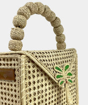 Cartera Palma de Iraca - Color Platino