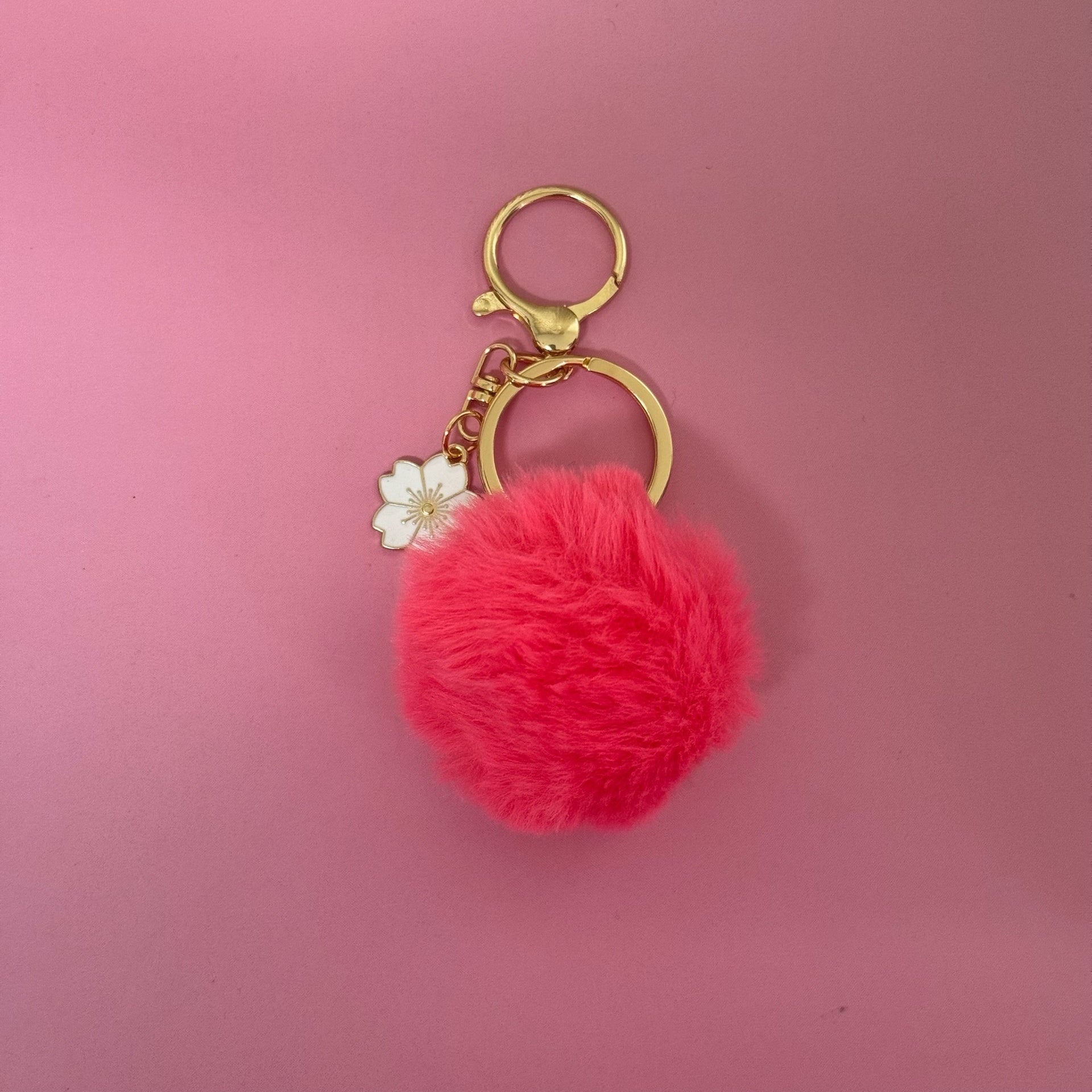 Llaveros con Pompones