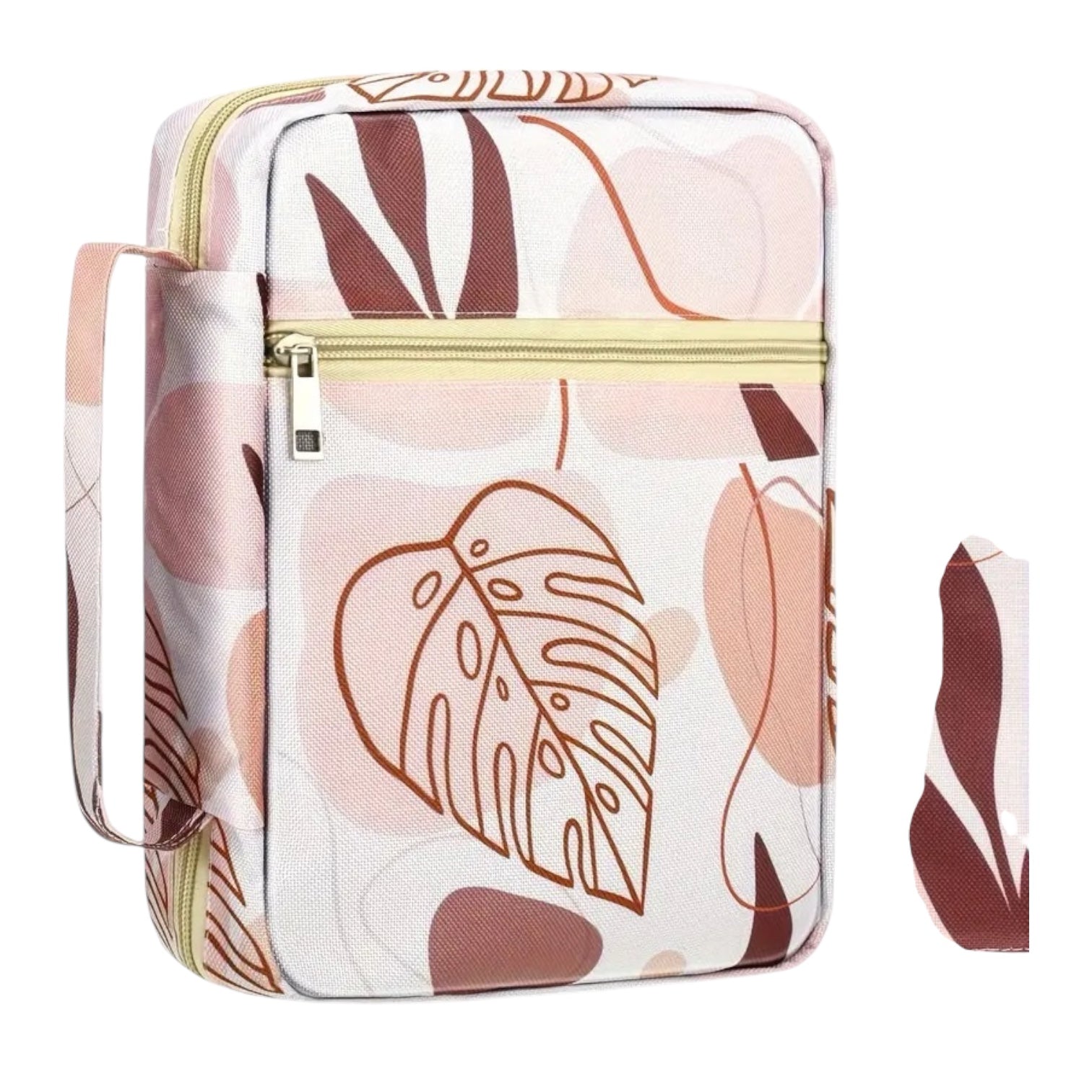 Cobertor para Biblia Flor - Color Platino