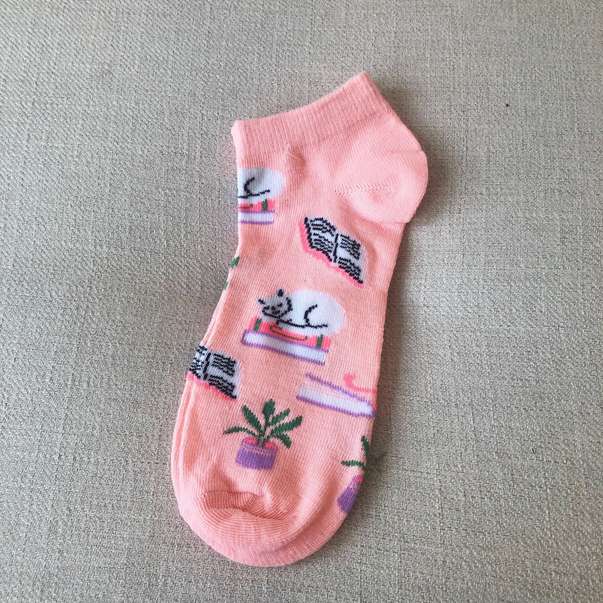 Calcetines Book Figuras - Color Platino