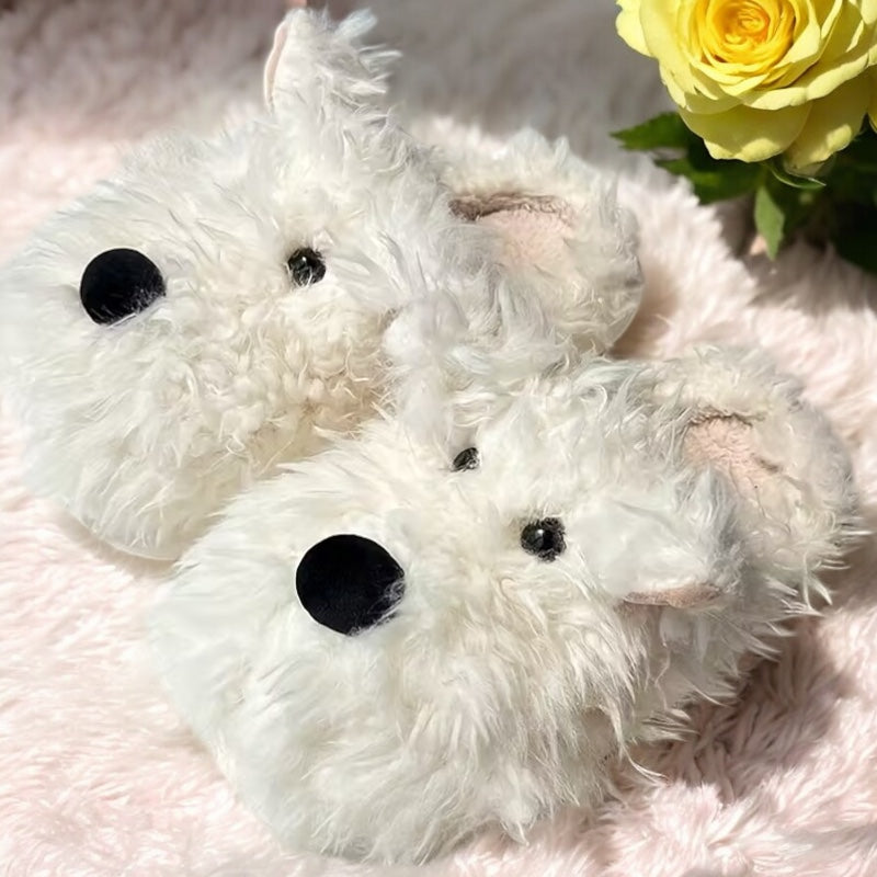Pantuflas Figura Perrito