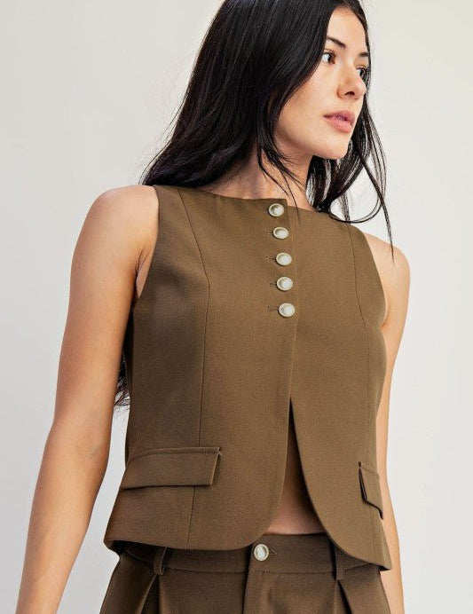 Vest Emine - Color Platino