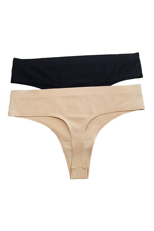 Laser Cut Sealess Basic Thong