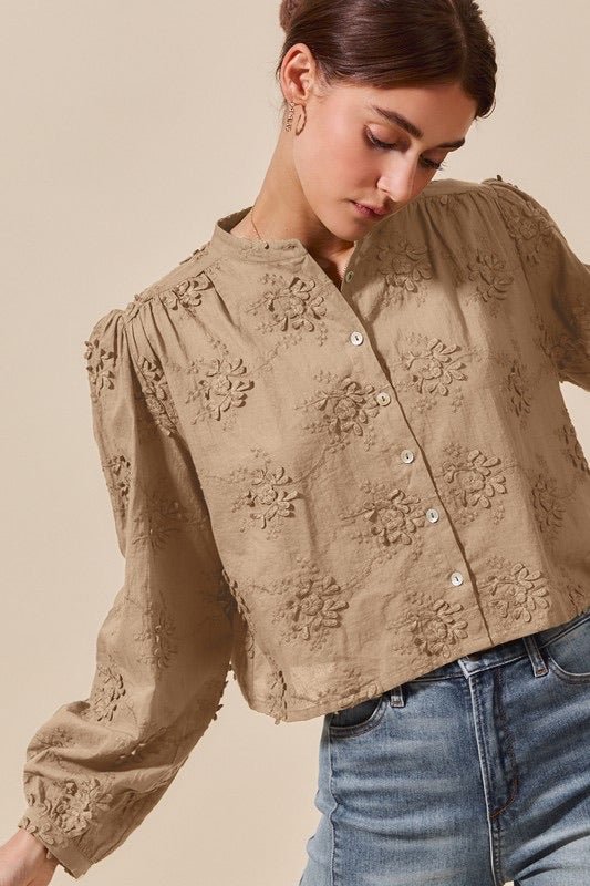 Blusa Yaiza - Color Platino