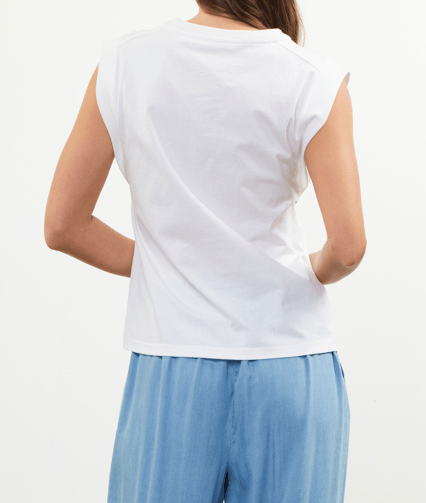 Camiseta Aroa - Color Platino