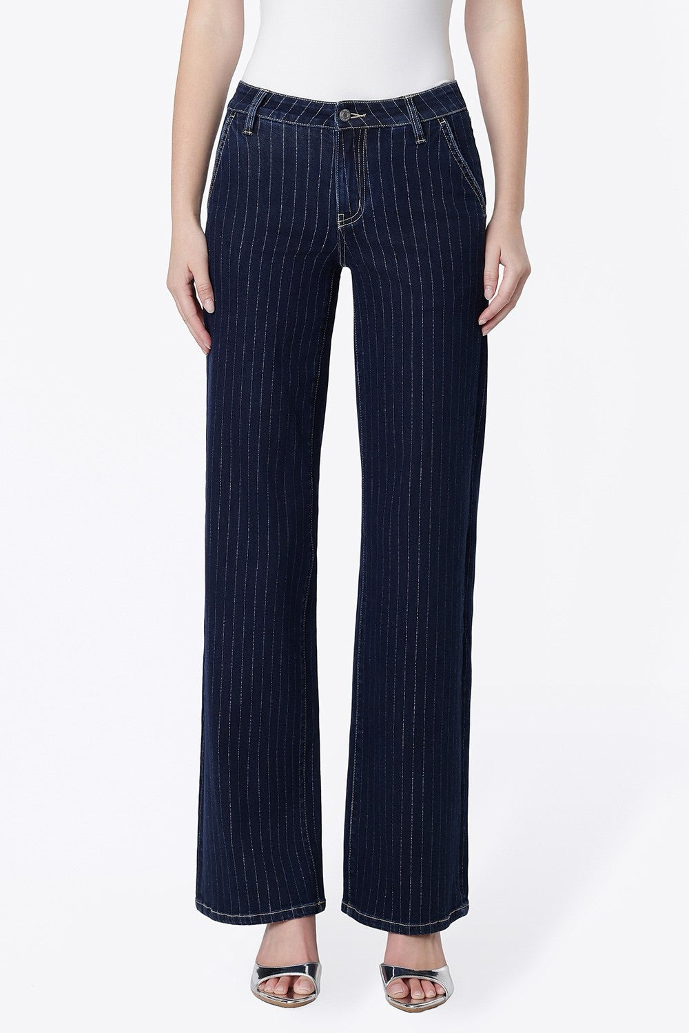 Jeans Mide Rise Wide