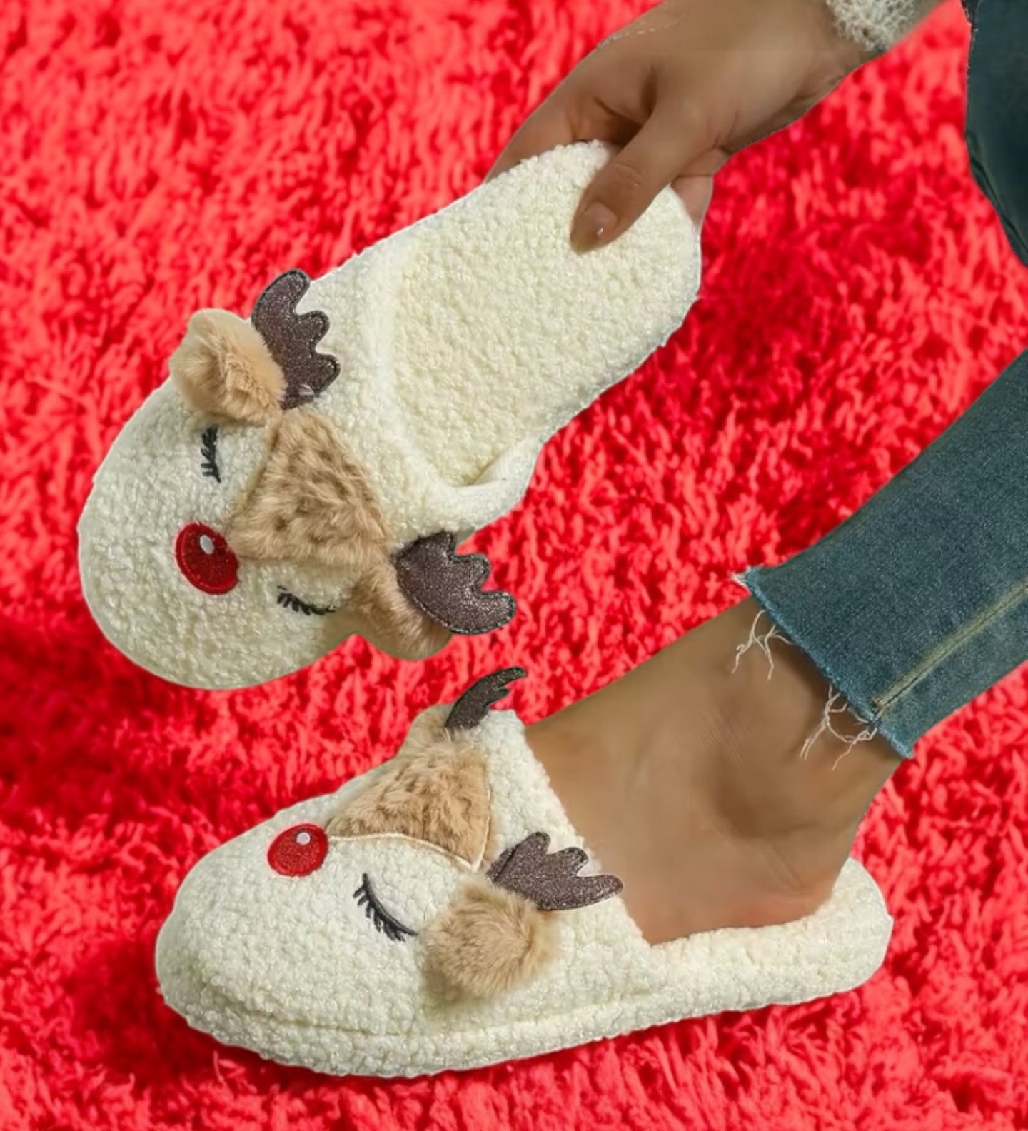 Pantuflas Reno - Color Platino