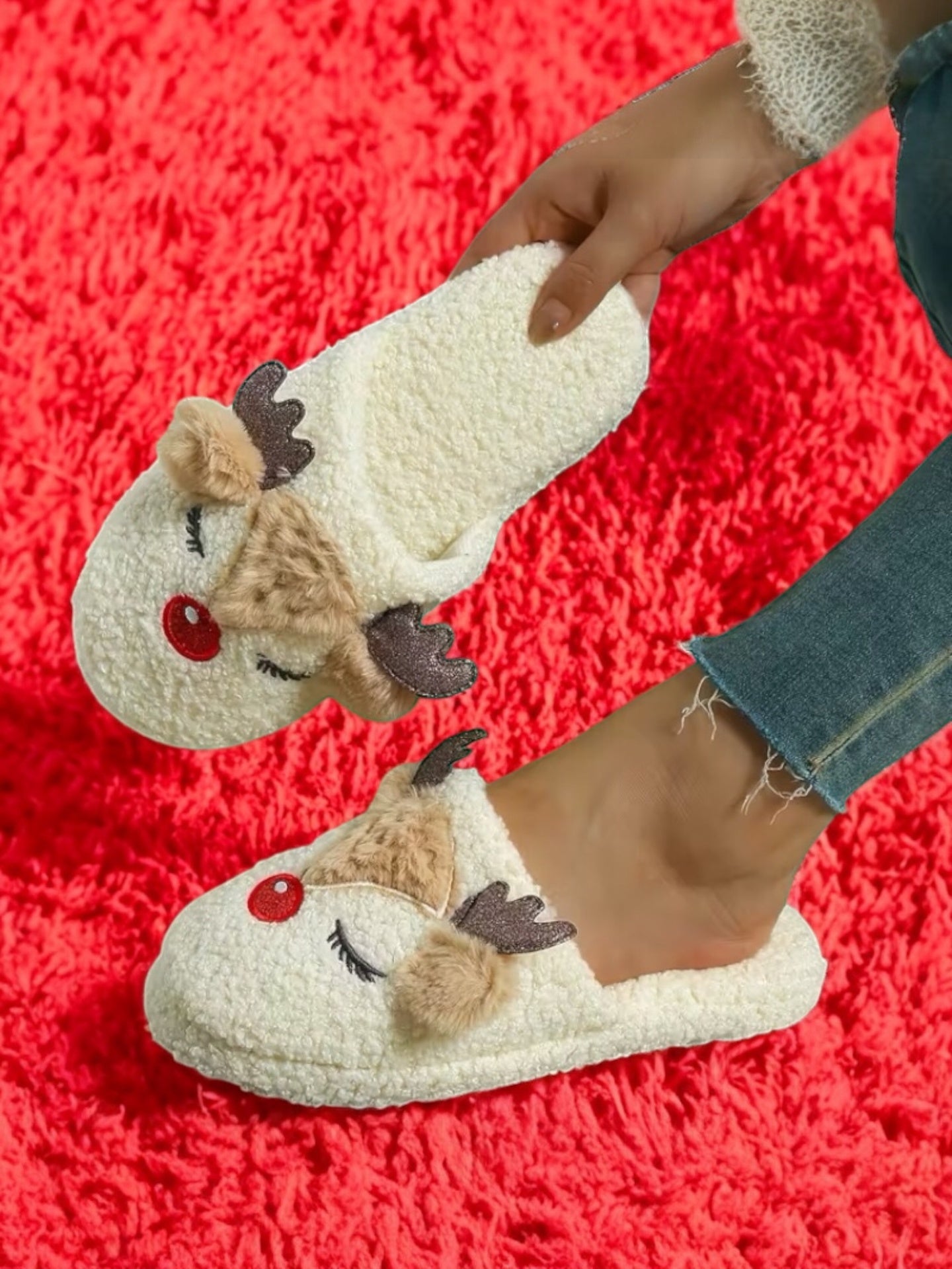 Pantuflas Reno - Color Platino