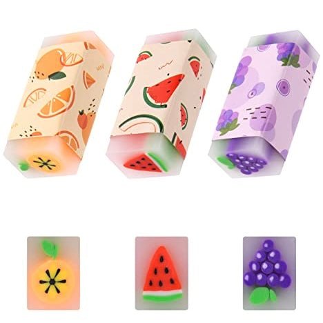 Borradores Frutas - Color Platino