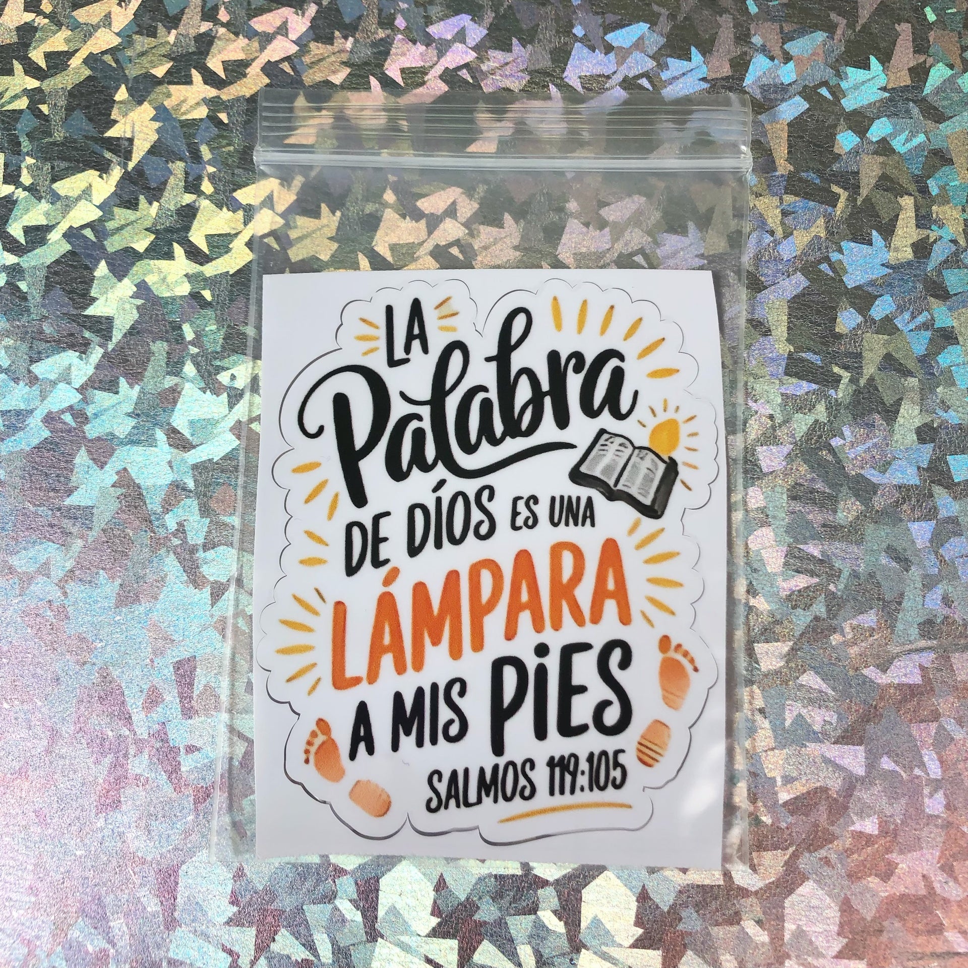 Sticker Biblicos - Color Platino