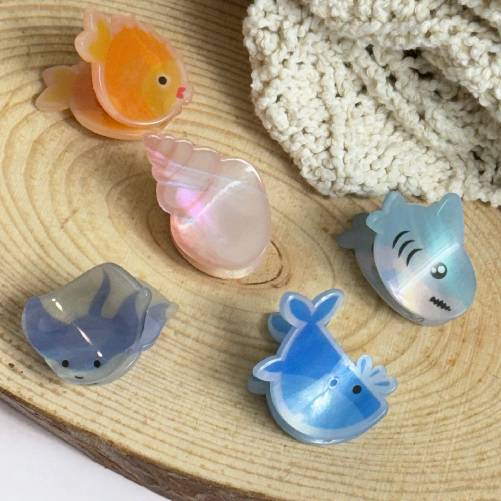 Ganchos Pez - Color Platino