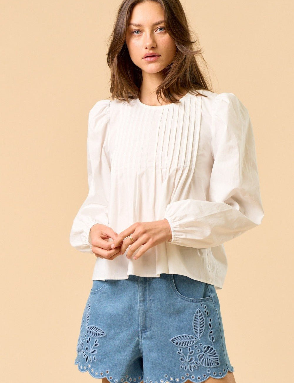 Blusa Remi - Color Platino