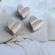 Mini Gancho Corazón Pq. - Color Platino