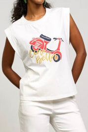 Camiseta Anais - Color Platino