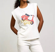 Camiseta Anais - Color Platino