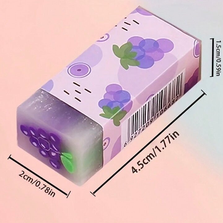 Borradores Frutas - Color Platino