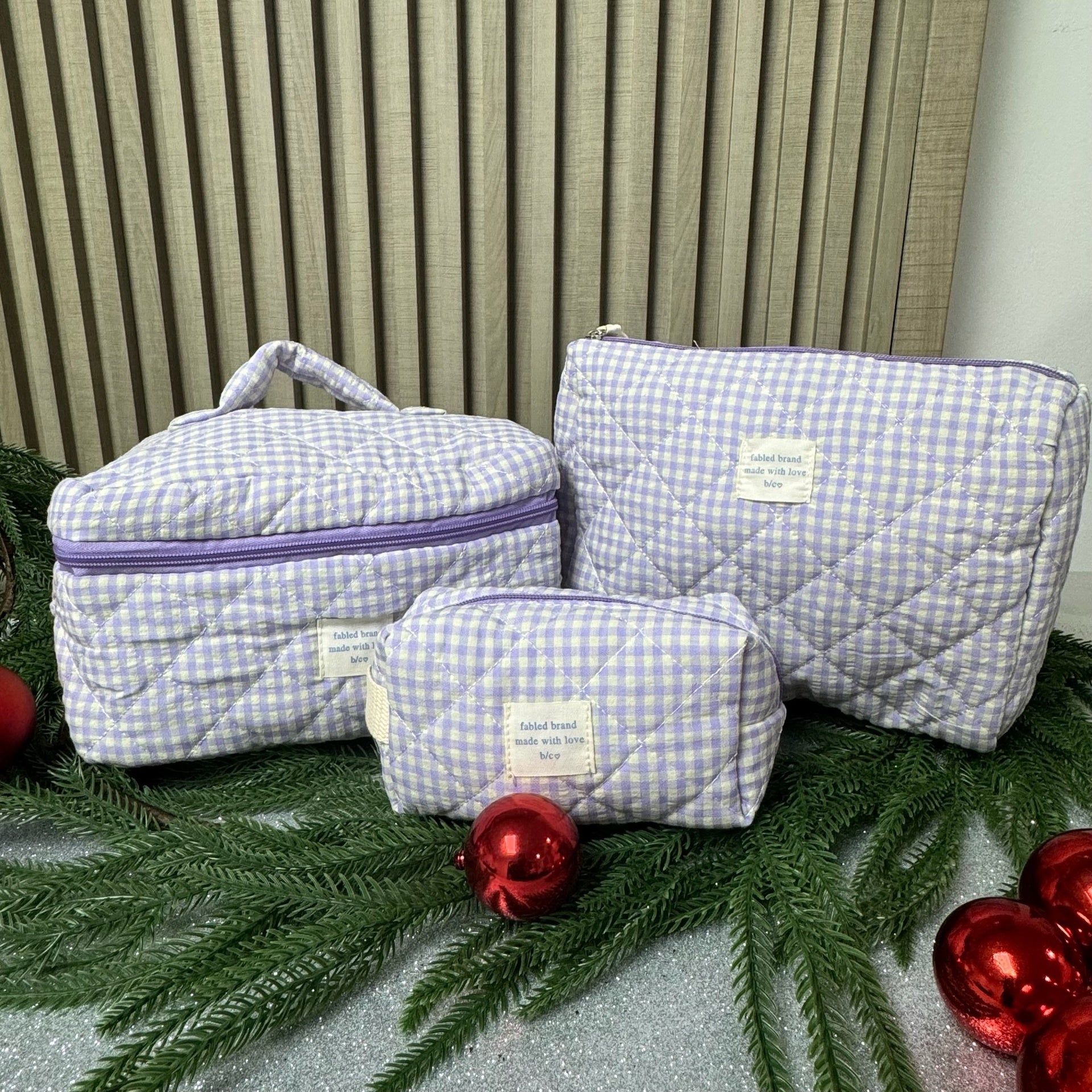 Set Cosmetiquera Michi - Color Platino