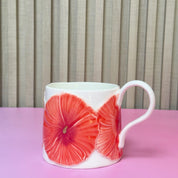 Taza Flor Naranja