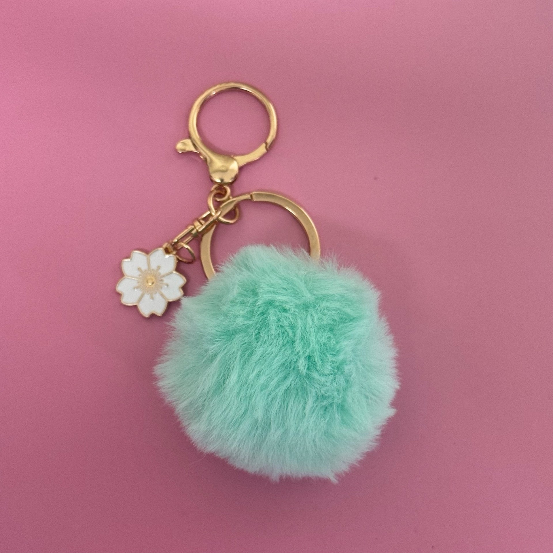 Llaveros con Pompones