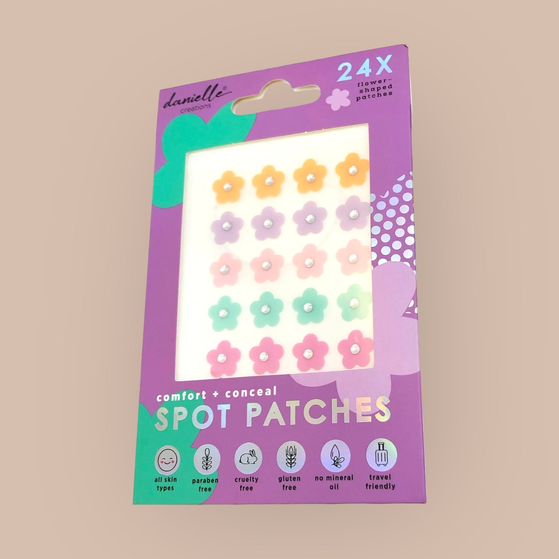 Patches Danielle - Color Platino