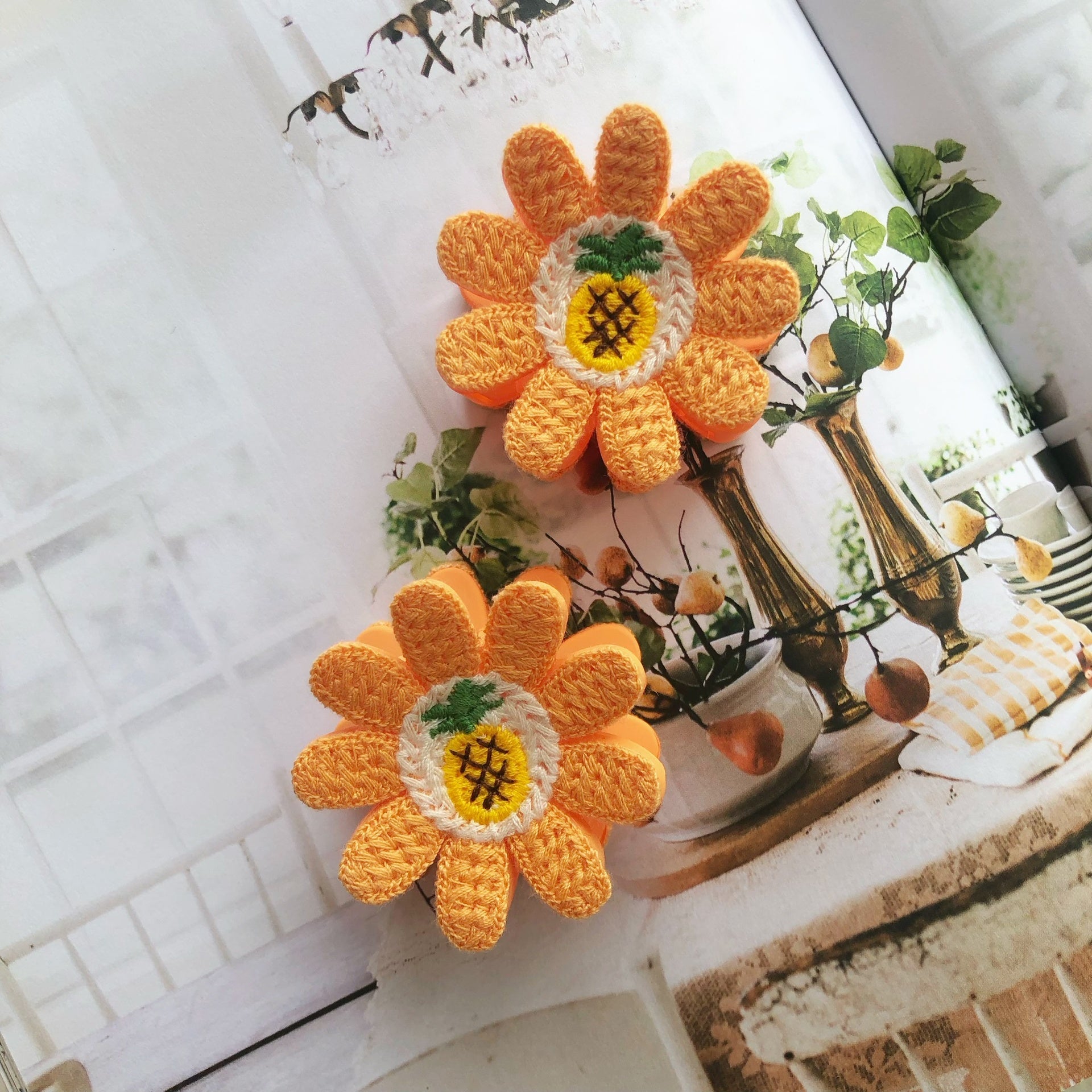 Gancho Vicky - Color Platino