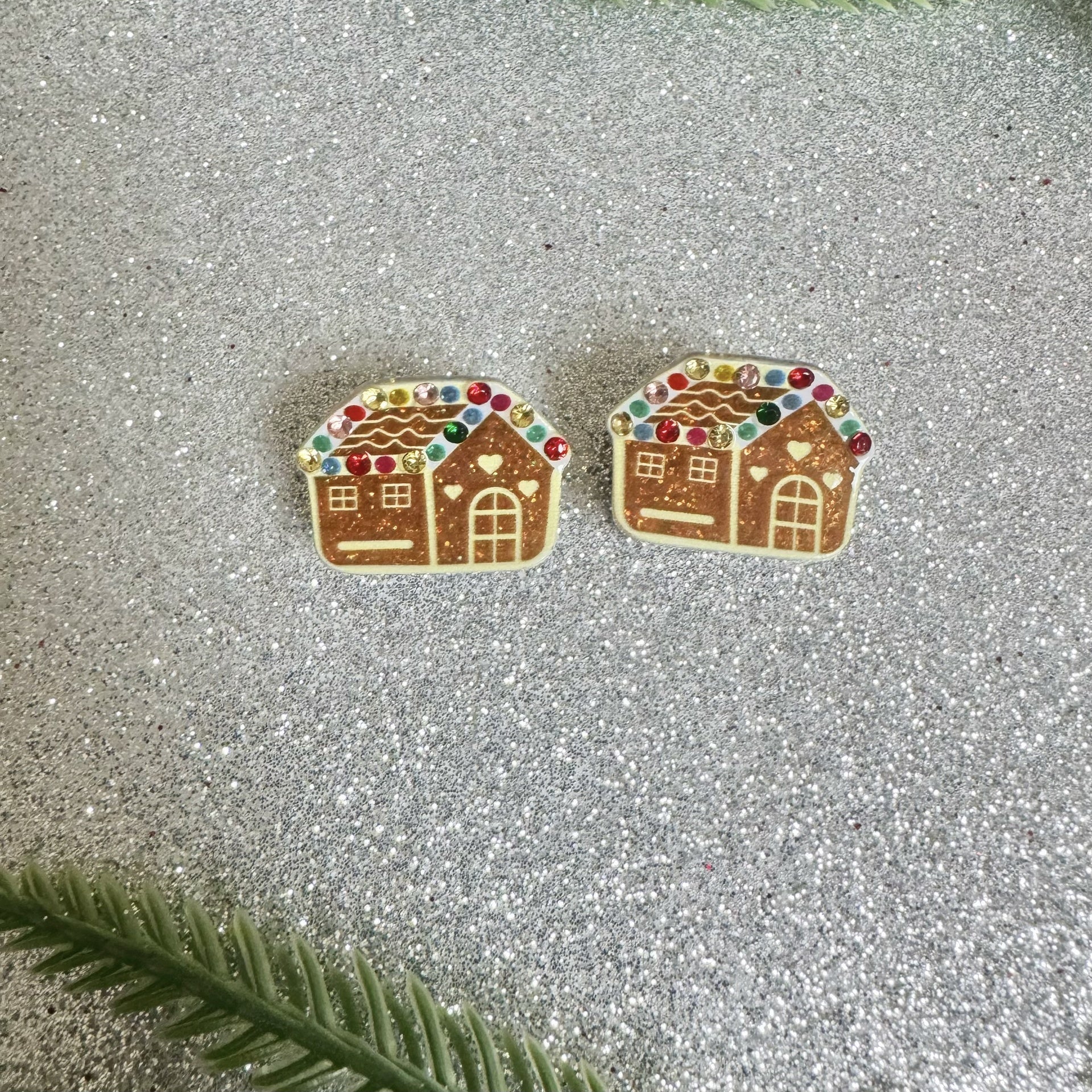 Ganchos Christmas Pequeños - Color Platino